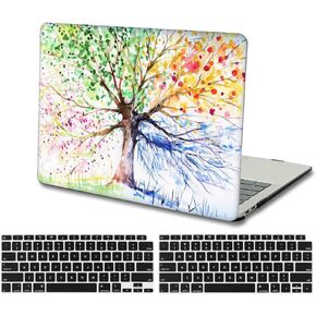 KSK KAISHEK Case Compatible with MacBook Air 13 inch Retina Display 2018 2019 2020 Release A2337 m1 A2179 A1932, Plastic Protective Case & Keyboard Cover & Webcam Cover, Prairie Oil Painting