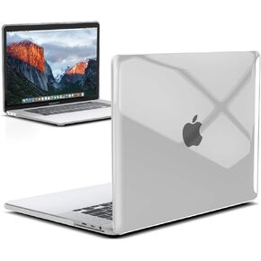 IBENZER Compatible with MacBook Pro 16 Inch Case A2141 Release 2020 2019, Plastic Hard Shell Case Cover for Mac Pro 16’’ with Touch Bar and Touch ID, Clear, T16CL