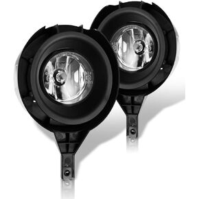AUTOWIKI Fog Lights For Nissan Frontier 2005-2016 (Metal Bumper Only) OEM Replacement Fog Lamps 2PCS With Clear Lens