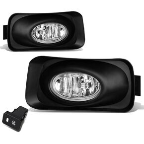 DNA MOTORING FL-ZTL-182-AM المصد الأمامي ضوء الضباب للسائق وجانب الراكب يعزز الرؤية [متوافق مع 04-05 Acura TSX] in Kuwait