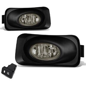 DNA MOTORING FL-ZTL-182-AM Front Bumper Fog Light Driver & Passenger Side Enhance visibility [Compatible with 04-05 Acura TSX]