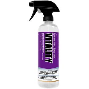 Nanoskin VITALITY Nano Spray Wax with Carnauba 1 Gallon - Instant Mist on Wipe Off Deep Shine and Durable Protection | Use After Car Wash, Clay Bar, Car Polisher | Cars, Trucks, Motorcycles, Hot Rods
