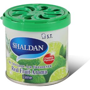 Auto Dynasty My Shaldan Japanese Room/Car Limonene Gel Natural Air Freshener Cans, Green Lime Scent, 80g