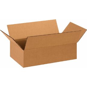 AVIDITI 14 x 8 x 4 Corrugated Cardboard Boxes, Flat 14"L x 8"W x 4"H, Pack of 100 | Shipping, Packaging, Moving, Storage Box for Home or Business, Strong Wholesale Bulk Boxes
