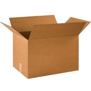 BOX USA 21x14x14 Corrugated Boxes, Medium, 21L x 14W x 14H, Pack of 20 | Shipping, Packaging, Moving, Storage Box for Home or Business, Strong Wholesale Bulk Boxes