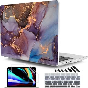 for MacBook Pro 16 Inch 2023 2022 2021 Case M3 A2991 / M2 A2780 / M1 A2485 Pro/Max Chip, Plastic Hard Shell Case with Keyboard Cover for MacBook Pro 16.2 with Touch ID - Astronaut