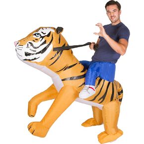 Adult Inflatable Tiger Fancy Dress Costume