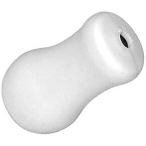 Qty 4 Plastic White Tassel - Window Blind, String, Cord Tassels