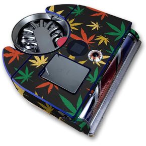 Skin Compatible with Dyson 360 Vis Nav - Rastafari Kush - Premium 3M Vinyl Protective Wrap Decal Cover - Easy to Apply | Crafted in The USA by MightySkins