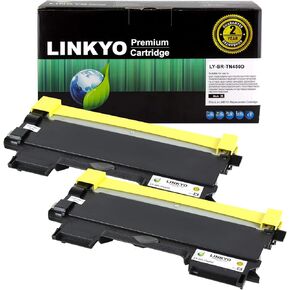 استبدال خرطوشة الحبر المتوافقة من LINKYO لـ Brother TN450 TN-450 TN420 (أسود، عالي الإنتاجية، عبوتان) in Kuwait