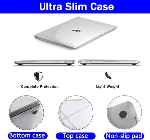 Case Compatible with MacBook Air 13.6 inch Case, RKINC 2024 2023 2022 Release M3 A3113 M2 A2681 Liquid Retina Display Touch ID, Plastic Hard Shell & Keyboard Cover & Screen Protector (Graphic04) in Saudi Arabia