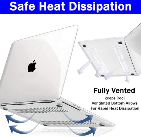 Case Compatible with MacBook Air 13.6 inch Case, RKINC 2024 2023 2022 Release M3 A3113 M2 A2681 Liquid Retina Display Touch ID, Plastic Hard Shell & Keyboard Cover & Screen Protector (Graphic04) in Saudi Arabia