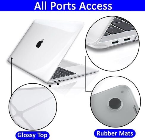 Case Compatible with MacBook Air 13.6 inch Case, RKINC 2024 2023 2022 Release M3 A3113 M2 A2681 Liquid Retina Display Touch ID, Plastic Hard Shell & Keyboard Cover & Screen Protector (Graphic04) in Saudi Arabia