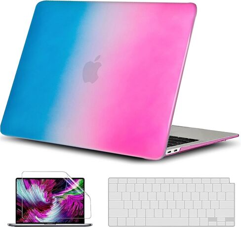 Case Compatible with MacBook Air 13.6 inch Case, RKINC 2024 2023 2022 Release M3 A3113 M2 A2681 Liquid Retina Display Touch ID, Plastic Hard Shell & Keyboard Cover & Screen Protector (Graphic04) in Saudi Arabia
