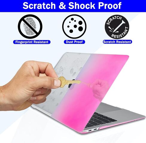 Case Compatible with MacBook Air 13.6 inch Case, RKINC 2024 2023 2022 Release M3 A3113 M2 A2681 Liquid Retina Display Touch ID, Plastic Hard Shell & Keyboard Cover & Screen Protector (Graphic04) in Saudi Arabia