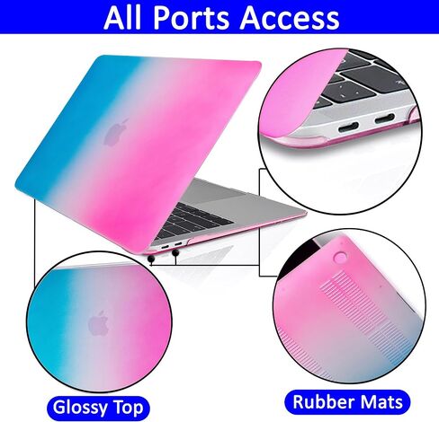 Case Compatible with MacBook Air 13.6 inch Case, RKINC 2024 2023 2022 Release M3 A3113 M2 A2681 Liquid Retina Display Touch ID, Plastic Hard Shell & Keyboard Cover & Screen Protector (Graphic04) in Saudi Arabia