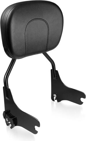 وسادة مسند ظهر للركاب الخلفي قابلة للفصل من Amazicha 97-08 متوافقة مع Harley Davidson Touring Street Glide، Road King، Road Glide، Electra Glide 1997-2008 (أسود لامع) in Kuwait