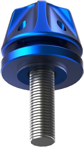 Black CNC Aluminum Rear Fender Sole Seat Bolt Screw Hardware with Plastic Washer Fits for Harley Softaiil Touring Dyna XL (Black) in Saudi Arabia