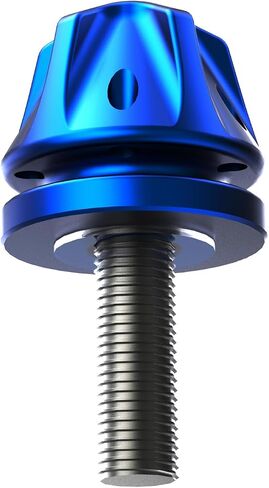 Black CNC Aluminum Rear Fender Sole Seat Bolt Screw Hardware with Plastic Washer Fits for Harley Softaiil Touring Dyna XL (Black) in Saudi Arabia