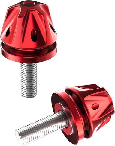 Black CNC Aluminum Rear Fender Sole Seat Bolt Screw Hardware with Plastic Washer Fits for Harley Softaiil Touring Dyna XL (Black) in Saudi Arabia