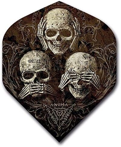 US Darts 3 Set (9 رحلات جوية) Alchemy Fear NO Evil Standard Dart Flights in Saudi Arabia