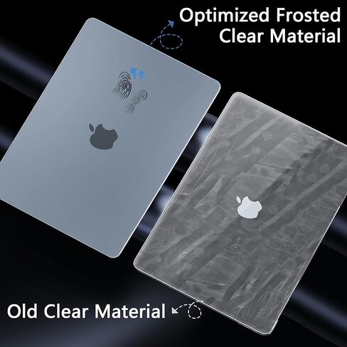 حافظة DONGKE رفيعة للغاية لجهاز MacBook Air 15.3 بوصة M3 A3114 M2 A2941 مع شاشة Retina XDR ومعرف اللمس [إصدار 2024 2023] - غطاء واقي [قوي مقاوم للصدمات] [أزرق منتصف الليل غير لامع] in Saudi Arabia