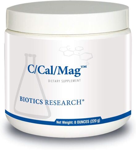 Biotics Research C Cal Mag Powder Cal Mag Powder, 4 2, Easy to Mix Powder, Easy to Swallow, Highly Absorbed, Vitamin C Added, Bone Strength, Promotes Relaxation, Antioxidants 8 Oz in Saudi Arabia
