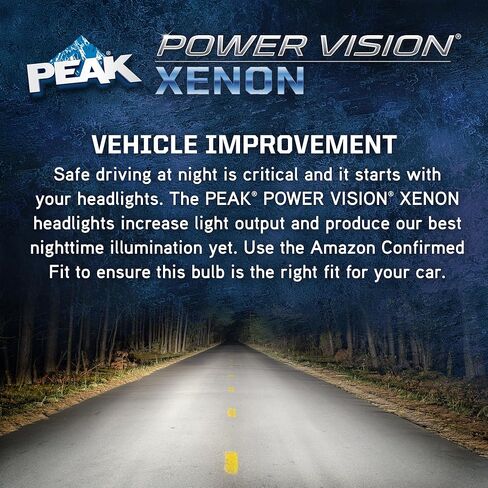 المصابيح الأمامية PEAK Power Vision Gold Automotive High Performance H1 55W (عبوتان) in Kuwait