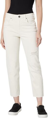 KUT من Kloth Rachael High Rise Fab AB Mom Raw Hem باللون البني الفاتح in Kuwait