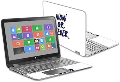 MightySkins Skin Compatible with HP Envy x360 15.6" - Be Happy | Protective, Durable, and Unique Vinyl Decal wrap Cover | Easy to Apply, Remove, and Change Styles | Made in The USA in Saudi Arabia