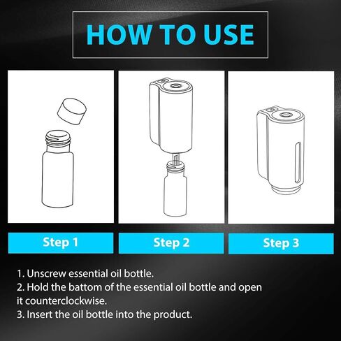 Smart Car Air Freshener Diffuser, Smart Car Air Freshener with Three Adjustable, Aromatizante para Carro Inteligente Intelligent Car Aroma (Diffuser，Silver) in Saudi Arabia
