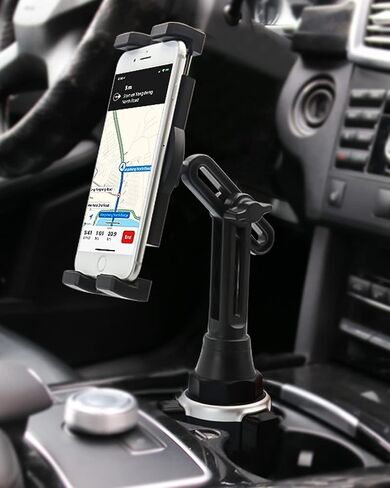 woleyi Universal Cup Holder Tablet Mount for Car Vehicle, Truck, Treadmill, Wheelchair, Golf Cart, Boat and More Cupholder for iPad Pro/Air/Mini, Galaxy Tabs, iPhone, All 4-13" Smartphones and Tablets in Saudi Arabia