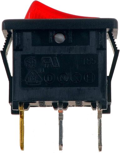 Dorman 85915 Electrical Switches - Rocker Switch - Rectangular Style - Mini - Red Glow Universal Fit in Saudi Arabia