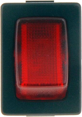 Dorman 85915 Electrical Switches - Rocker Switch - Rectangular Style - Mini - Red Glow Universal Fit in Saudi Arabia
