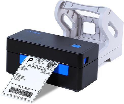 طابعة ملصقات حرارية CLABEL CT428S، طابعة ملصقات شحن 4 × 6 لحزم شحن الأعمال الصغيرة، متوافقة مع Amazon، Ebay، Etsy، Shopify، FedEx، UPS، إلخ، تدعم Windows، Mac in Kuwait