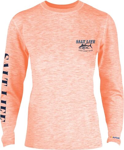 Salt Life Men's Tuna Town Long Sleeve Performance Tee in Saudi Arabia