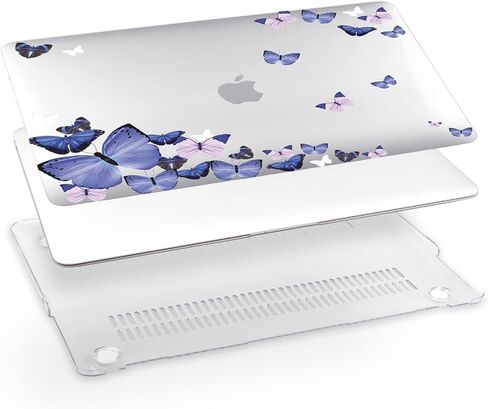 متوافق مع حافظة MacBook Air مقاس 13 بوصة، إصدار 2020 2019 2018 (A2337 M1 A2179 A1932)، مع معرف اللمس وحزمة من واقيات لوحة المفاتيح، هيكل صلب من البلاستيك للكمبيوتر المحمول (هيكل جمجمة) in Kuwait