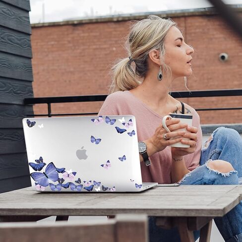 متوافق مع حافظة MacBook Air مقاس 13 بوصة، إصدار 2020 2019 2018 (A2337 M1 A2179 A1932)، مع معرف اللمس وحزمة من واقيات لوحة المفاتيح، هيكل صلب من البلاستيك للكمبيوتر المحمول (هيكل جمجمة) in Kuwait