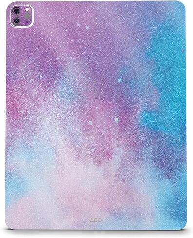 MightySkins Glossy Glitter Skin Compatible with Apple iPad Pro 12.9" M2 6th Gen (2022) Full Wrap Kit - Charcoal Flames | Protective Durable High-Gloss Glitter Finish | Easy to Apply | Made in The USA in Saudi Arabia