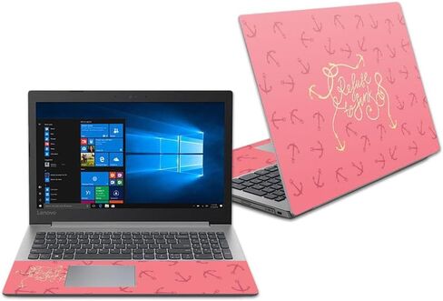 MightySkins Skin Compatible with Lenovo Ideapad 330 15" (2018) - Bonjour | Protective, Durable, and Unique Vinyl Decal wrap Cover | Easy to Apply, Remove, and Change Styles | Made in The USA in Kuwait