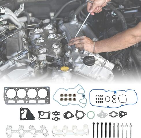 X AUTOHAUX 1 Set Engine Cylinder Head Gasket Set for Chevrolet Cavalier 1998-2001 for GMC Sonoma 1998-2002 Metal in Saudi Arabia