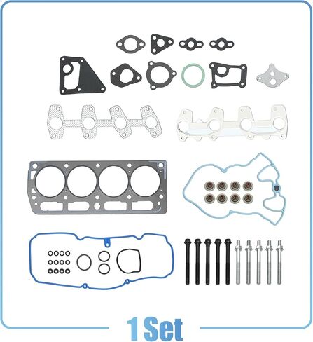 X AUTOHAUX 1 Set Engine Cylinder Head Gasket Set for Chevrolet Cavalier 1998-2001 for GMC Sonoma 1998-2002 Metal in Saudi Arabia