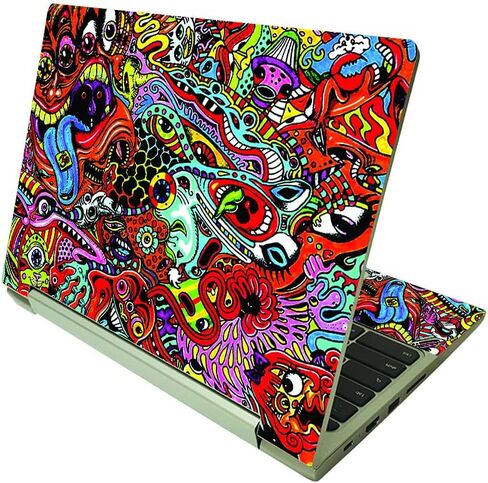غلاف MightySkins متوافق مع Lenovo IdeaPad Flex 3 Chromebook 2 في 1 11.6 بوصة (2021) - الثمانينيات الرائعة | غطاء ملتف من الفينيل واقٍ ومتين وفريد ​​من نوعه | سهل التطبيق | صنع في الولايات المتحدة الأمريكية in Kuwait