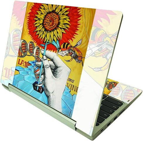 غلاف MightySkins متوافق مع Lenovo IdeaPad Flex 3 Chromebook 2 في 1 11.6 بوصة (2021) - الثمانينيات الرائعة | غطاء ملتف من الفينيل واقٍ ومتين وفريد ​​من نوعه | سهل التطبيق | صنع في الولايات المتحدة الأمريكية in Kuwait