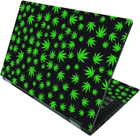 MightySkins Skin Compatible with Lenovo IdeaPad Flex 5 2-in-1 15" (2021) - Rasta Rainbow | Protective, Durable, and Unique Vinyl Decal wrap Cover | Easy to Apply and Change Style | Made in The USA in Kuwait