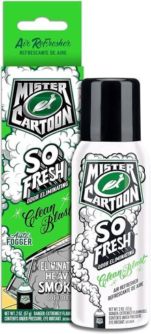 سلحفاة الشمع X مستر كارتون 54227 سو فريش مزيل الروائح، معطر هواء للسيارة، رائحة طويلة الأمد، عطر نظيف، 2 أونصة in Kuwait