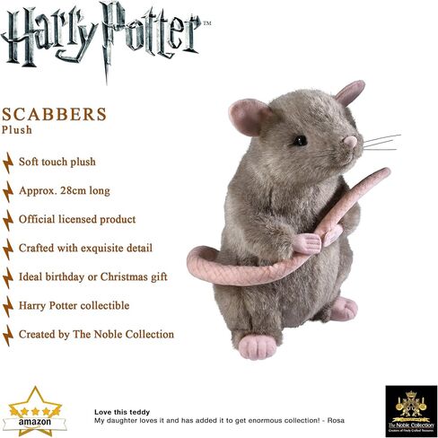 The Noble Collection Harry Potter Scabbers Plush in Saudi Arabia