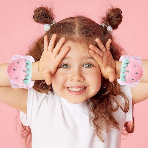 8 قطع من المناشف المصنوعة من الألياف الدقيقة، سوار معصم للمنتجعات الصحية، فاكهة الصيف اللطيفة للأطفال والبنات والنساء، تمنع تسرب الماء إلى ذراعيك in Kuwait