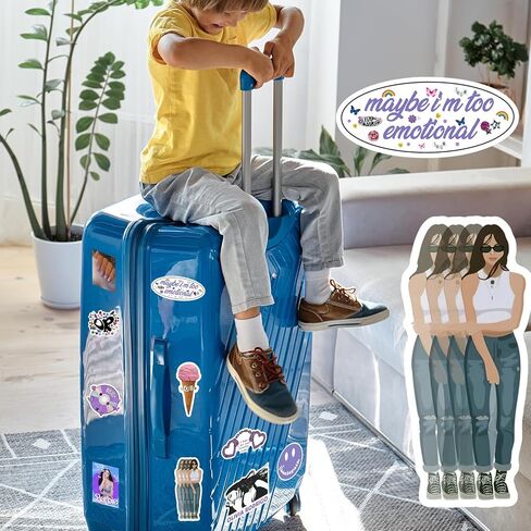 Singer Music Stickers 100pcs, Guts Olivia Great Rodrigo Sticker Pack, Waterproof Vinyl Stickers for Water Bottle, Laptop, Skateboard, Guitar, Phone (F) in Kuwait