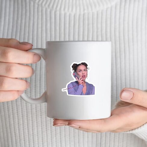 Singer Music Stickers 100pcs, Guts Olivia Great Rodrigo Sticker Pack, Waterproof Vinyl Stickers for Water Bottle, Laptop, Skateboard, Guitar, Phone (F) in Kuwait